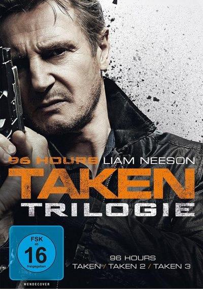 96 Hours - Taken 1-3 DVD-Box