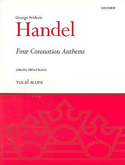 Four Coronation Anthems: Vocal Score