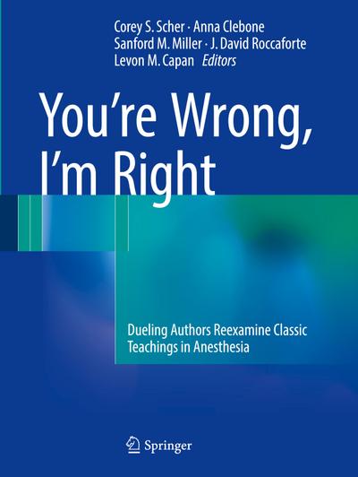 You¿re Wrong, I¿m Right