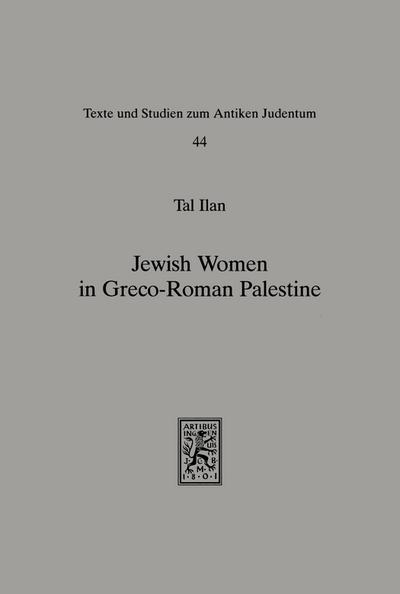 Jewish Women in Greco-Roman Palestine
