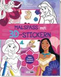 Disney Prinzessin: Malspaß mit 3D-Stickern | Taschenbuch