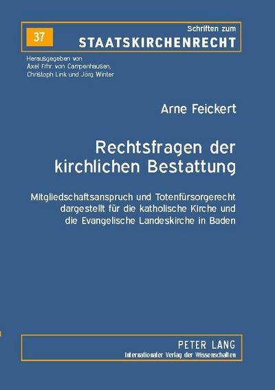 Rechtsfragen der kirchlichen Bestattung