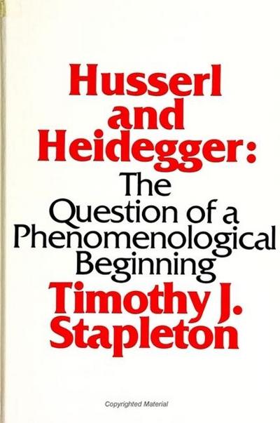 Husserl and Heidegger