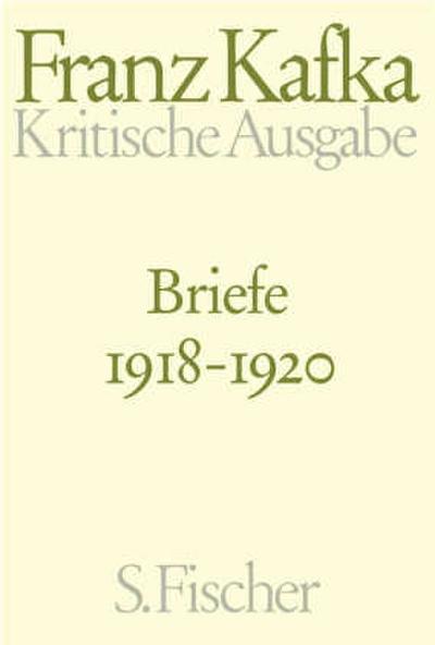 Briefe  4. 1918 - 1920