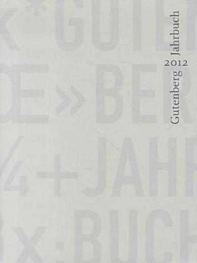 Gutenberg Jahrbuch 2012