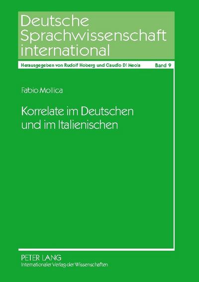 Korrelate im Deutschen und im Italienischen