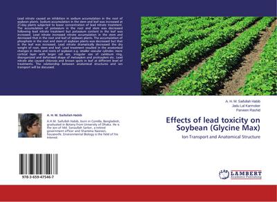 Effects of lead toxicity on Soybean (Glycine Max)