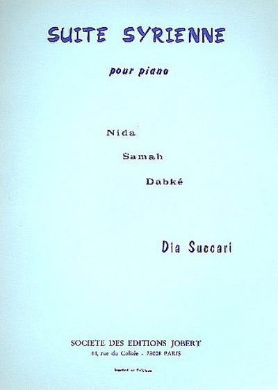 Suite syrienne pour piano
