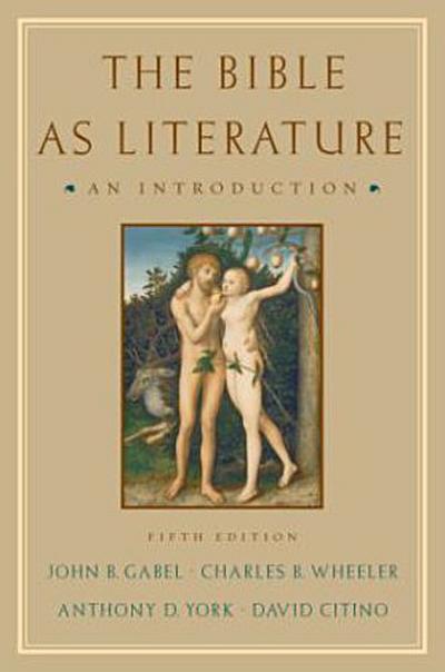 The Bible as Literature