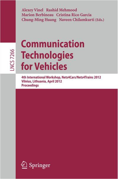 Communication Technologies for Vehicles