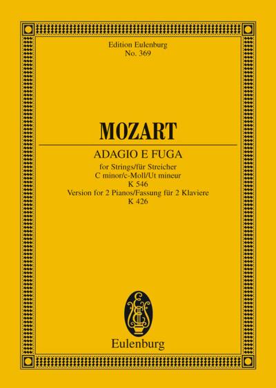 Adagio und Fuge c-Moll KV546 , 426für Streichquartett