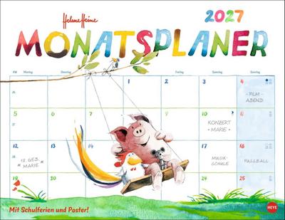 Helme Heine: Monatsplaner 2027