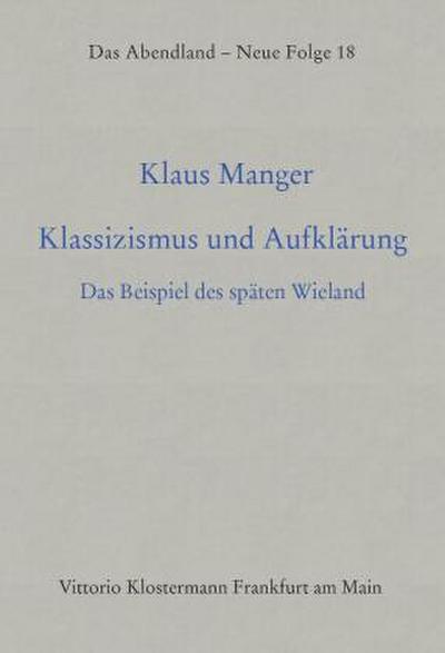 Klassizismus und Aufklärung