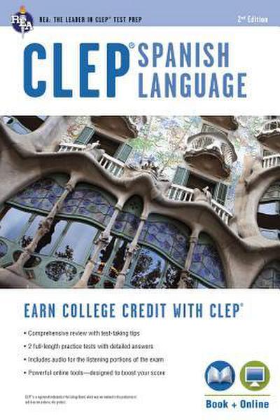 Clep(r) Spanish Language: Levels 1 and 2 (Book + Online)