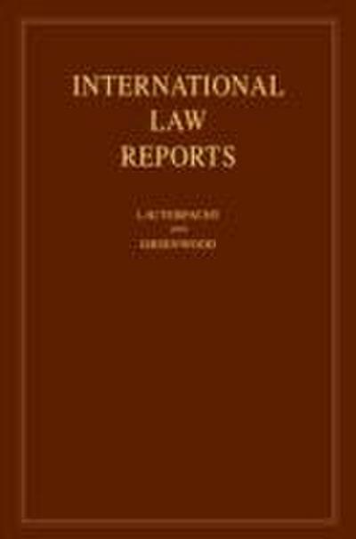 International Law Reports, Volume 144