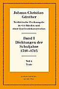 Dichtungen der Schuljahre 1710–1715