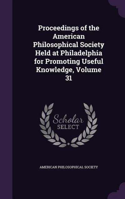 PROCEEDINGS OF THE AMER PHILOS