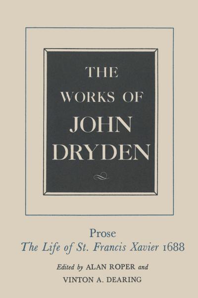 The Works of John Dryden, Volume XIX