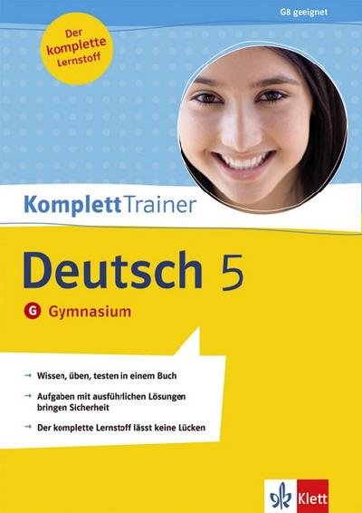 KomplettTrainer Deutsch 5. Klasse. Gymnasium