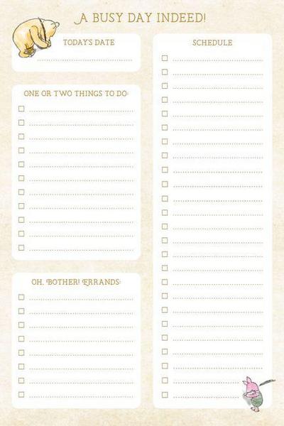 Winnie-The-Pooh Note Pad (60 Sheets)