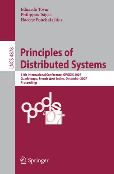 Principles of Distributed Systems