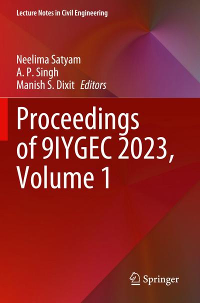 Proceedings of 9IYGEC 2023, Volume 1