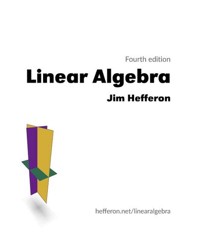 Hefferon, J: Linear Algebra