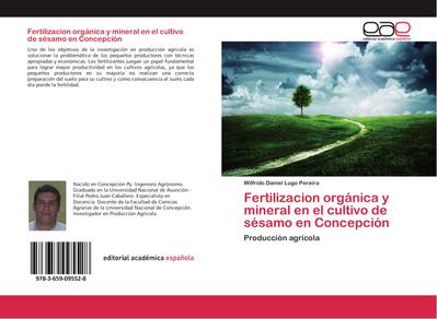 Fertilizacion orgánica y mineral en el cultivo de sésamo en Concepción