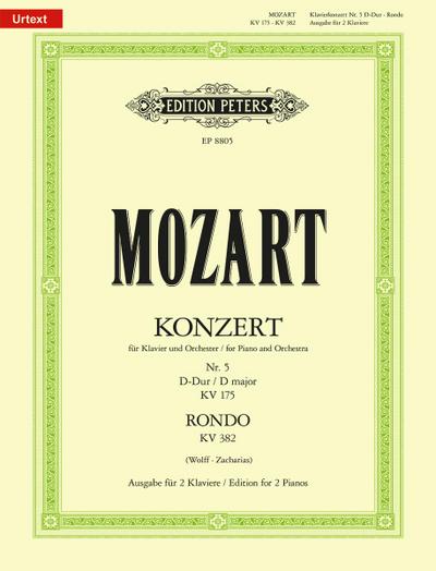 Mozart, W: Piano Concerto No. 5 in D K175 and Rondo in D K38