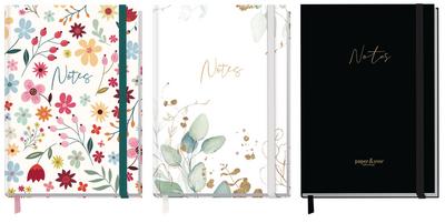 paper&you Notizbuch kariert A6+