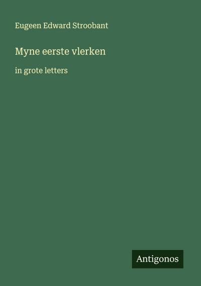 Myne eerste vlerken