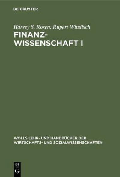 Finanzwissenschaft I