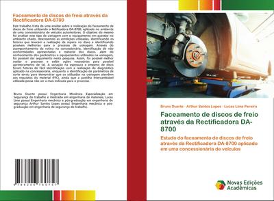 Faceamento de discos de freio através da Rectificadora DA-8700