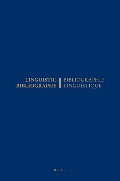 Linguistic Bibliography for the Year 1989 / Bibliographie Linguistique de l’Année 1989