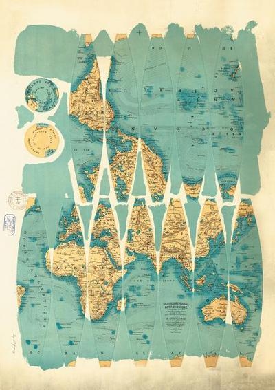 Carnet Ligné Globe Astronomique, Jourdan, 1890
