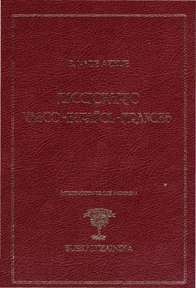 Diccionario vasco-español-francés