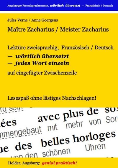Maître Zacharius / Meister Zacharius