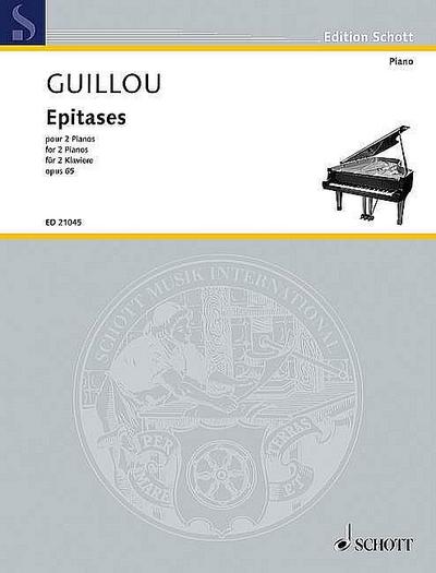 Epitases: op. 65. 2 Klaviere. (Edition Schott)