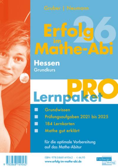 Erfolg im Mathe-Abi 2026 Hessen Lernpaket ’Pro’ Grundkurs