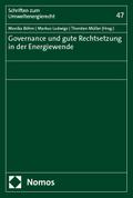 Governance und gute Rechtsetzung in der Energiewende