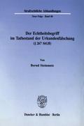 Der Echtheitsbegriff im Tatbestand der Urkundenfälschung (§ 267 StGB).