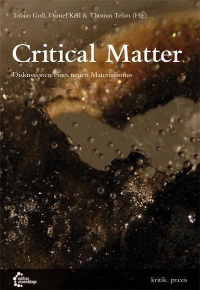 Critical Matter: Diskussionen eines neuen Materialismus (kritik_praxis / In der edition assemblage)