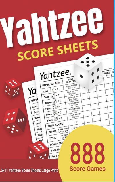 Yahtzee Score Sheets
