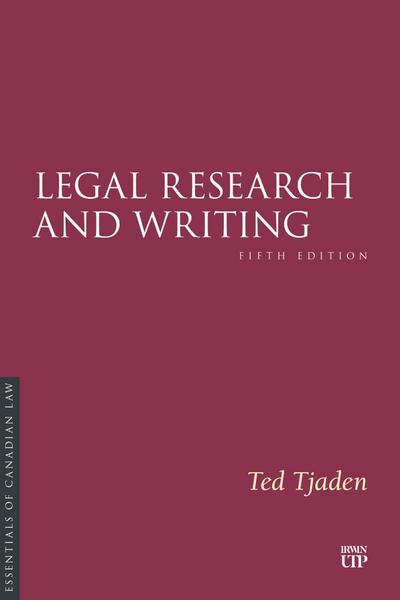 Legal Research and Writing