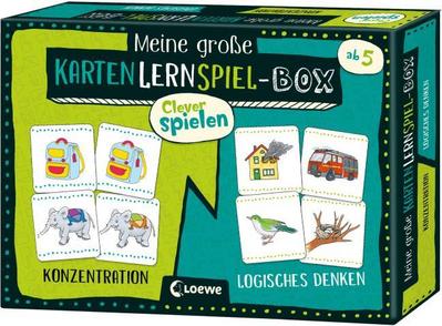 Meine große KartenLernSpiel-Box - Konzentration/Logisches Denken