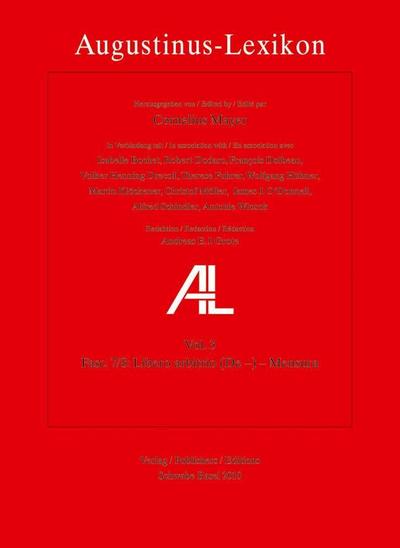 AL - Augustinus-Lexikon / Libero arbitrio (De-) - Mensura. Vol.3/7-8
