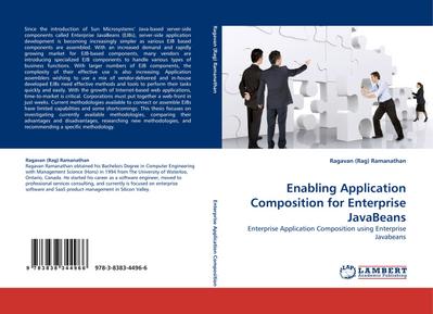 Enabling Application Composition for Enterprise JavaBeans - Ragavan (Rag) Ramanathan