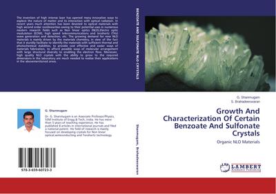 Growth And Characterization Of Certain Benzoate And Sulfonate Crystals