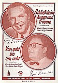 Schließ deine Augen und träume  undVon acht bis um acht: für Klavier