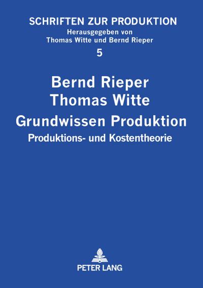 Grundwissen Produktion